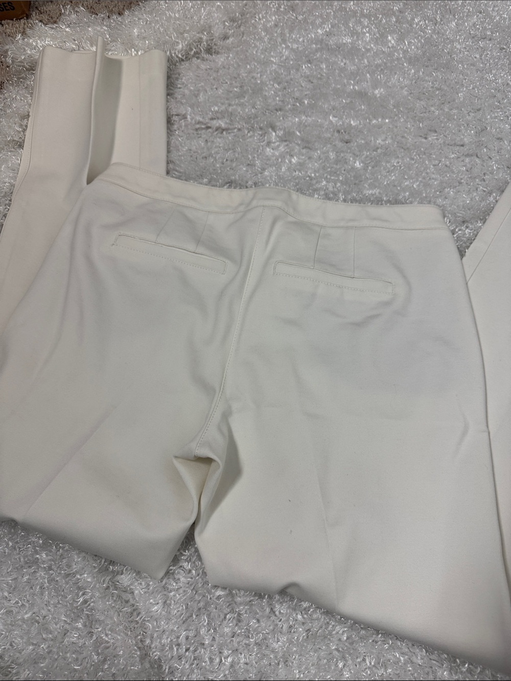 White House black market white boot cut pants size 4 - Picture 4 of 5